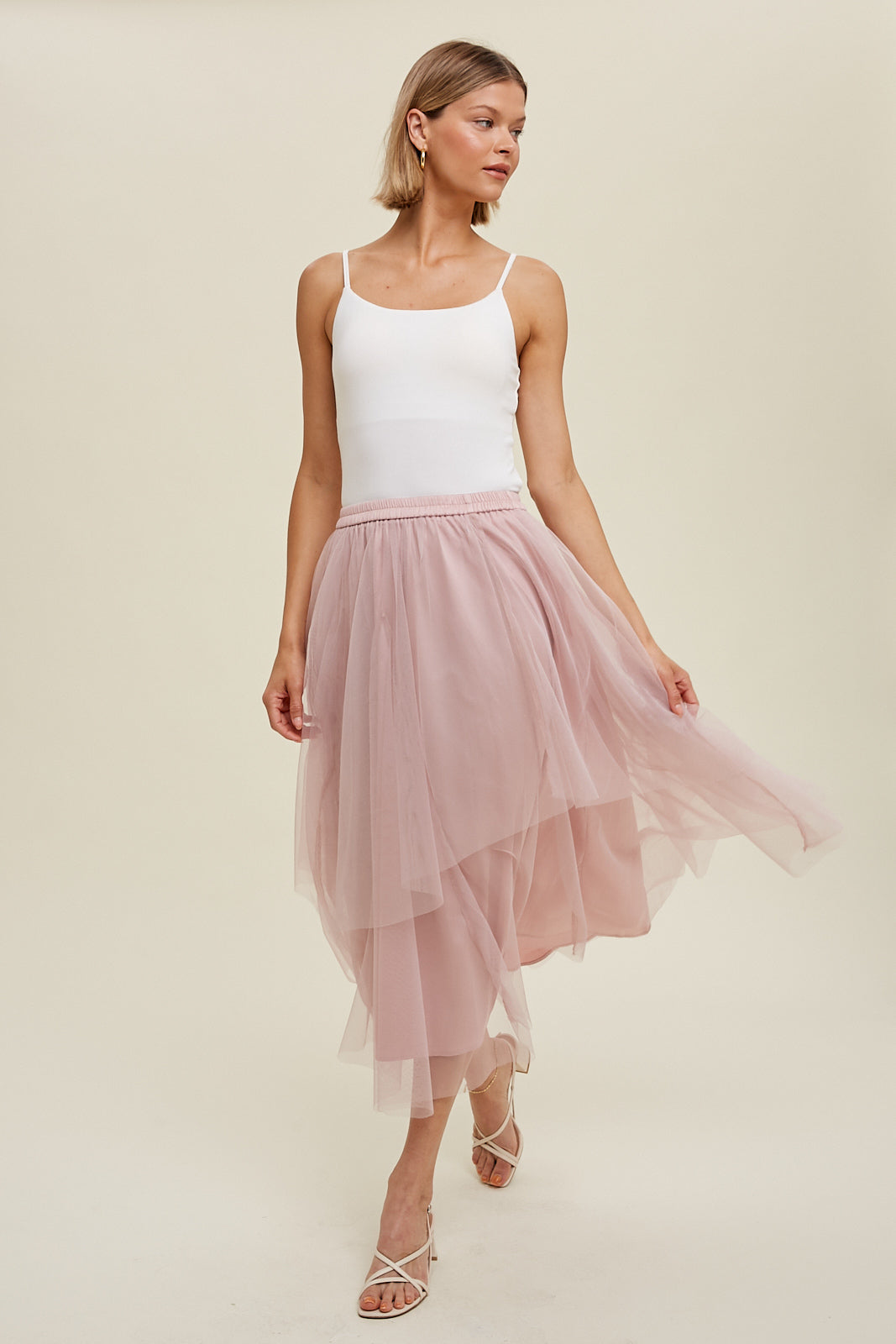 Tulle Midi Ballerina Skirt