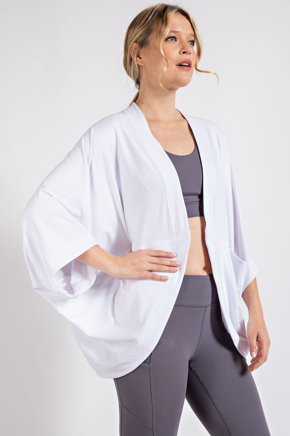 Rae Mode® BUTTER COCOON CARDIGAN WITH POCKETS