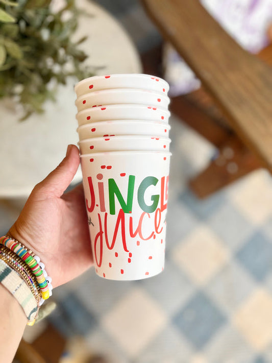 Festive Reusable Cups- Jingle Juice