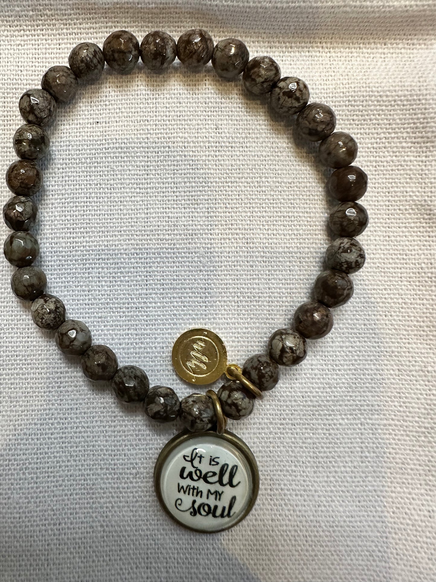 Sentiment Bracelet- It is well with my soul
