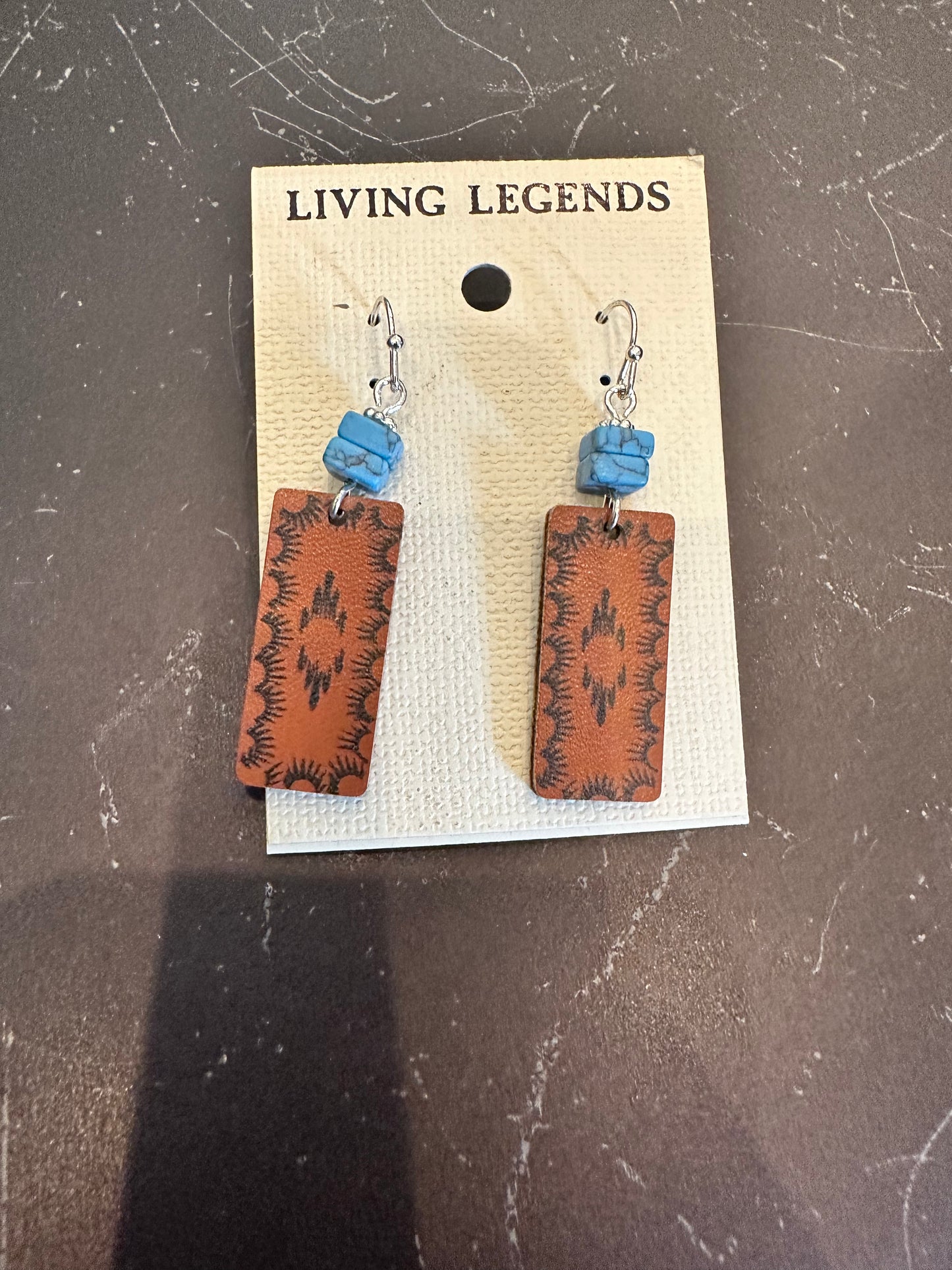 Western leather Earrings