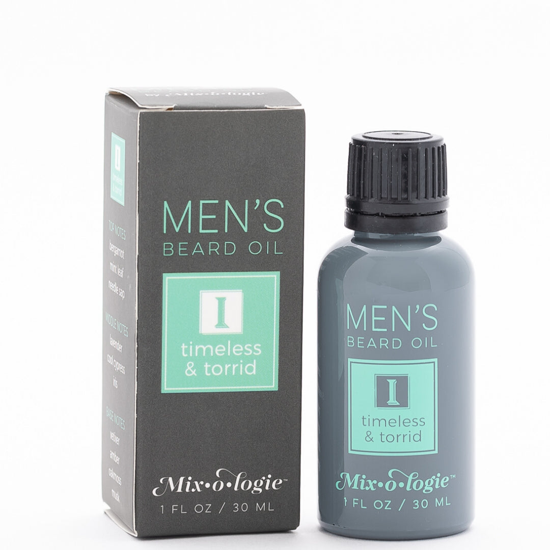 Mixologie Men's Beard Oil- Timeless and Torrid