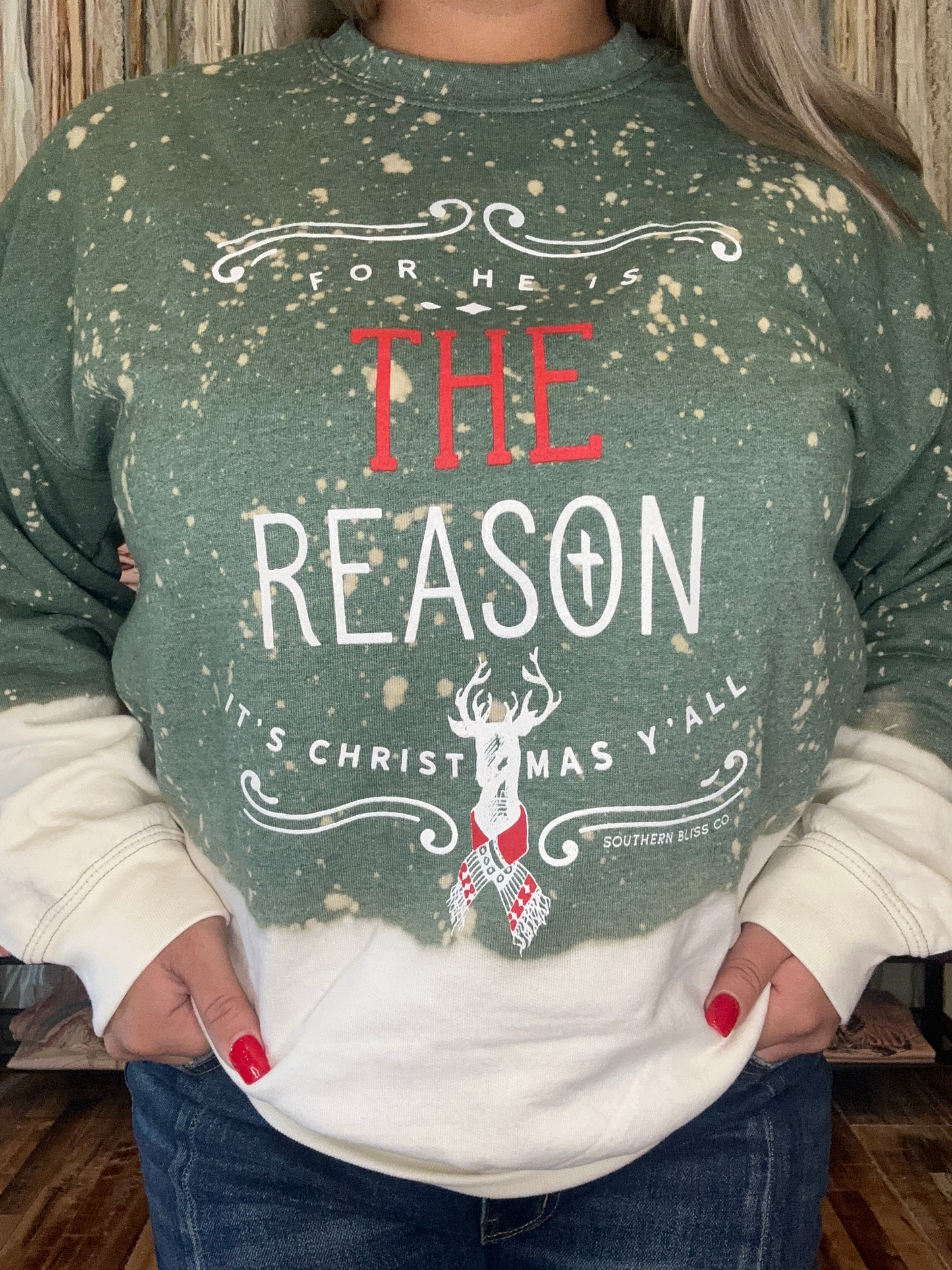 Reason For the Season Bleached Sweatshirt