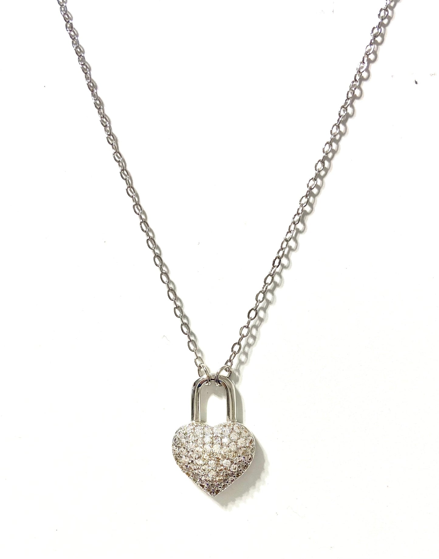Say That You Love Me Lock Necklace