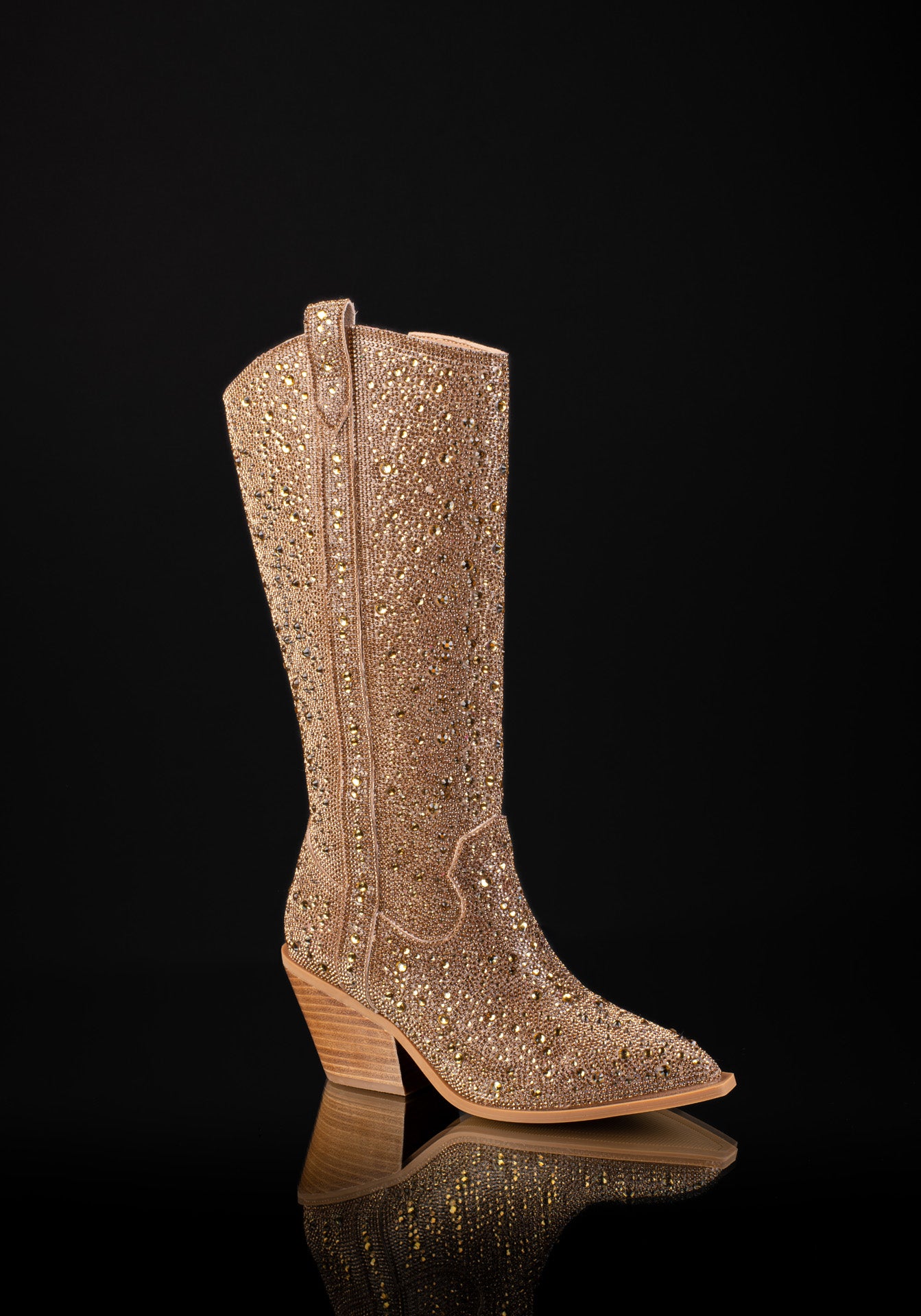 Corkys® Glitzy Gold Cowboy Boots