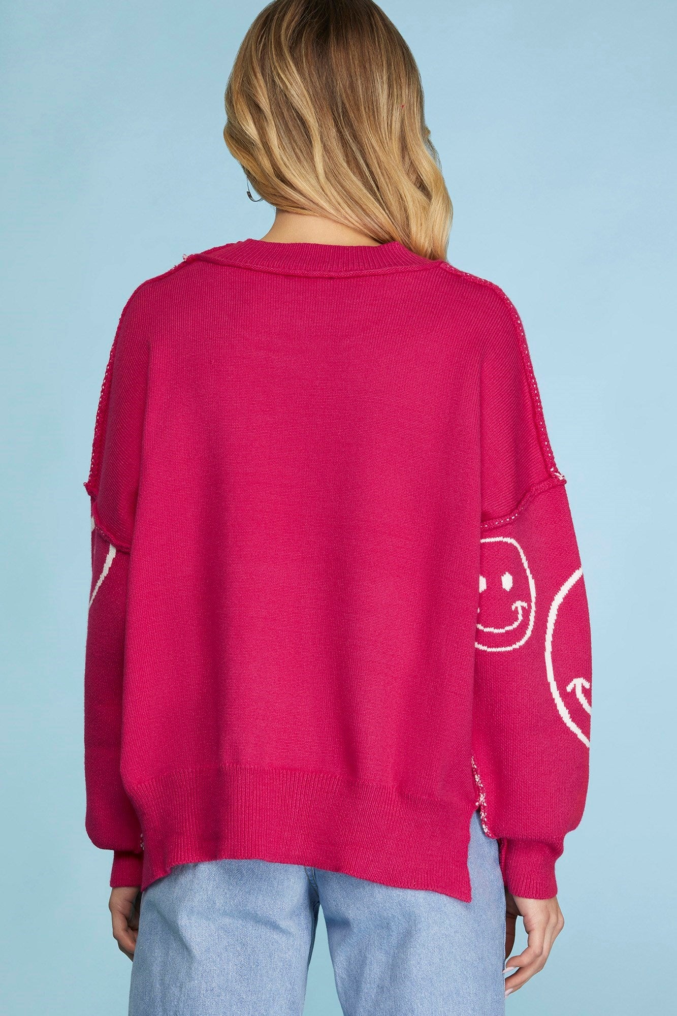 Choose Happiness Smiley Sweater