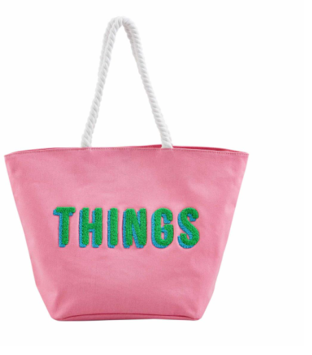 "THINGS" Boucle Tote