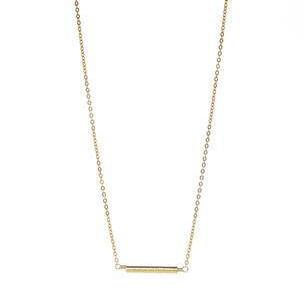 Walk The Line Bar Necklace