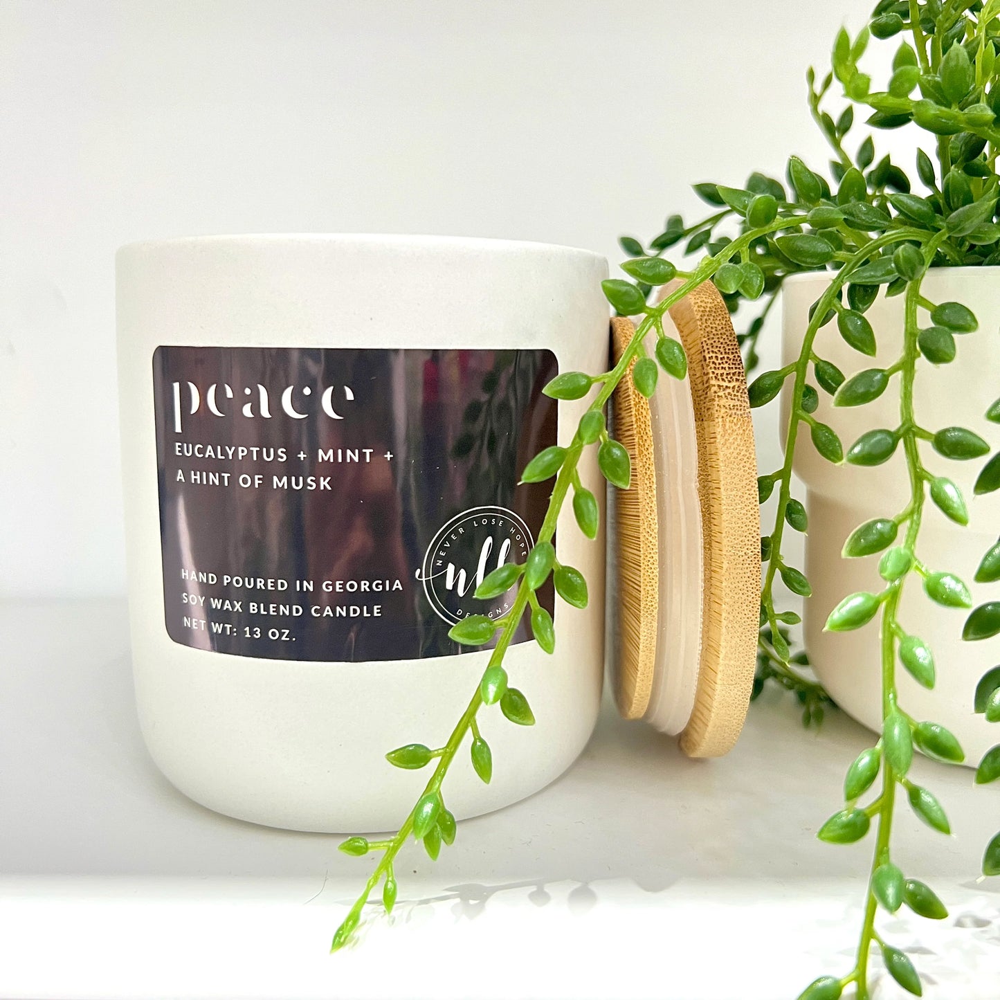 Never Lose Hope® Soy Wax Blend Candle- "Peace"